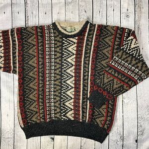 VINTAGE COTTON TRADERS 100% Shetland Wool Sweater
